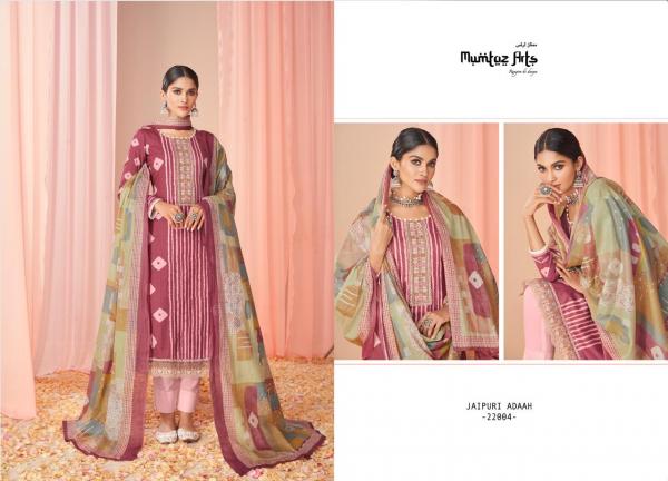Mumtaz Jaipuri Adaah Vol 3 Printed Designer Dress Material Collection
